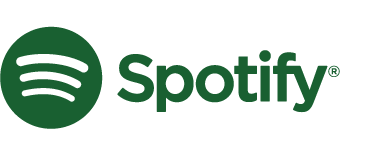 the Spotify logo in an unapproved dark green color